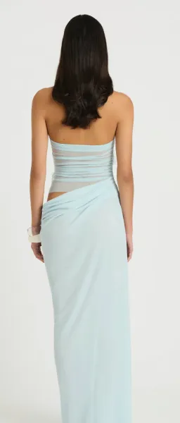 BENNI Florence Maxi Dress in Blue - Size 6 for rent on The Volte - image 3