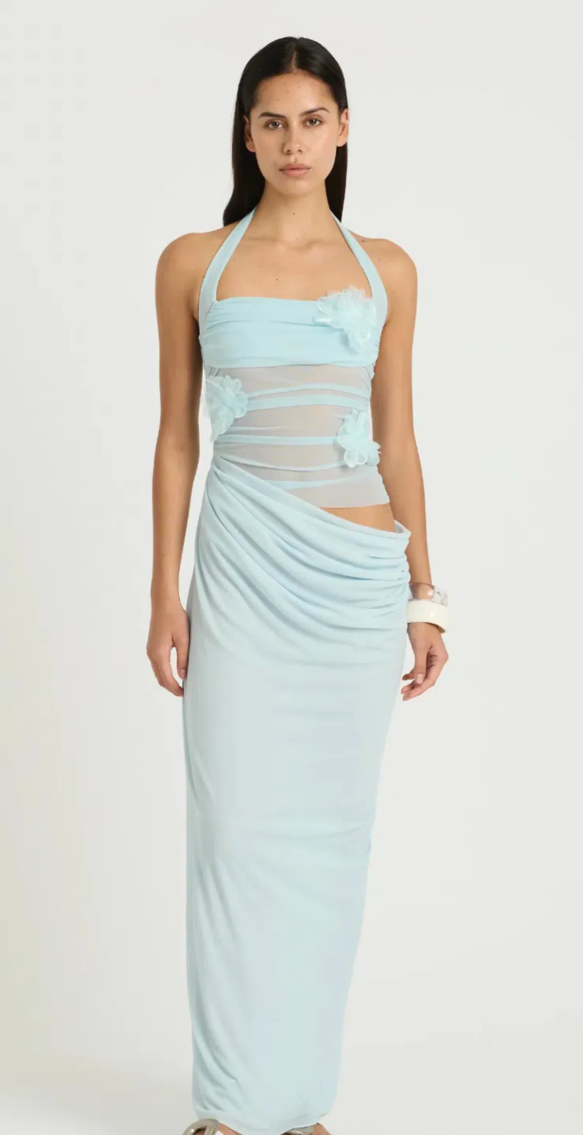 BENNI Florence Maxi Dress in Blue - Size 8 for rent on The Volte - main image