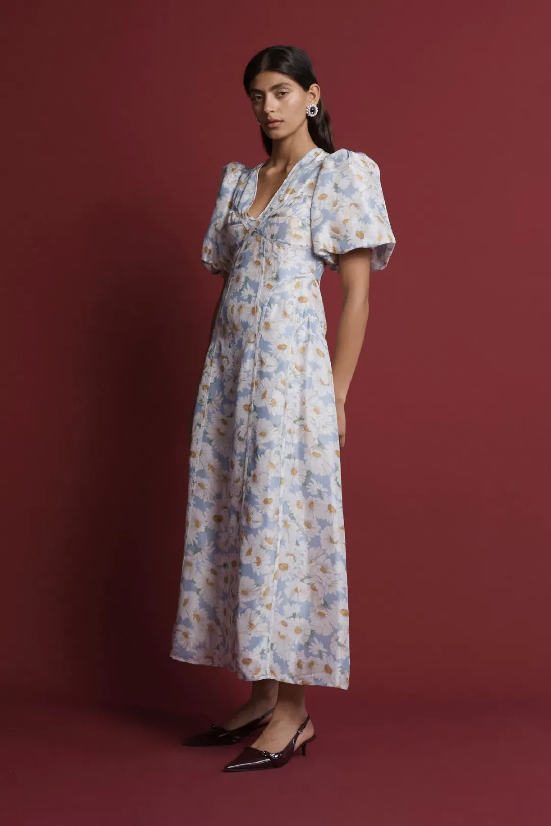 Lovaan Adeline Dress Daisy Size 12 for rent on The Volte - main image