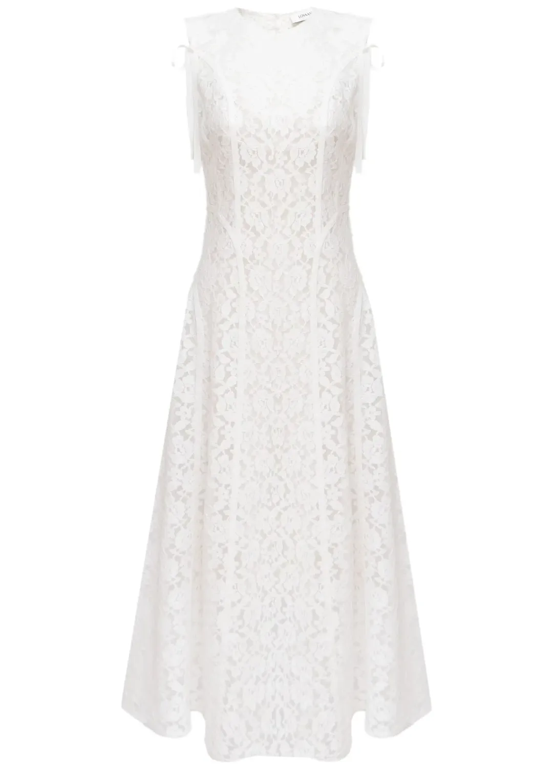 Lovaan Audrey Dress White Size 8 for rent on The Volte - main image