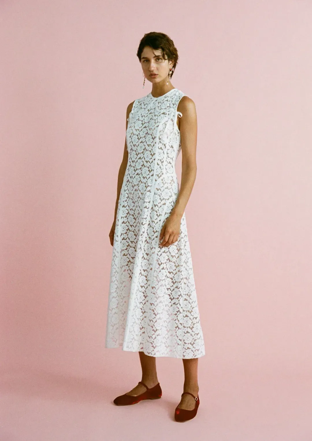 Lovaan Audrey Dress White Size 12 for rent on The Volte - main image