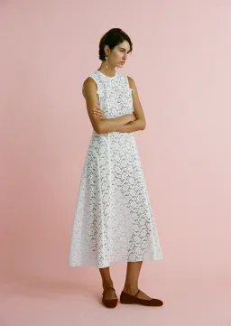 Lovaan Audrey Dress White Size 12 for rent on The Volte - image 4