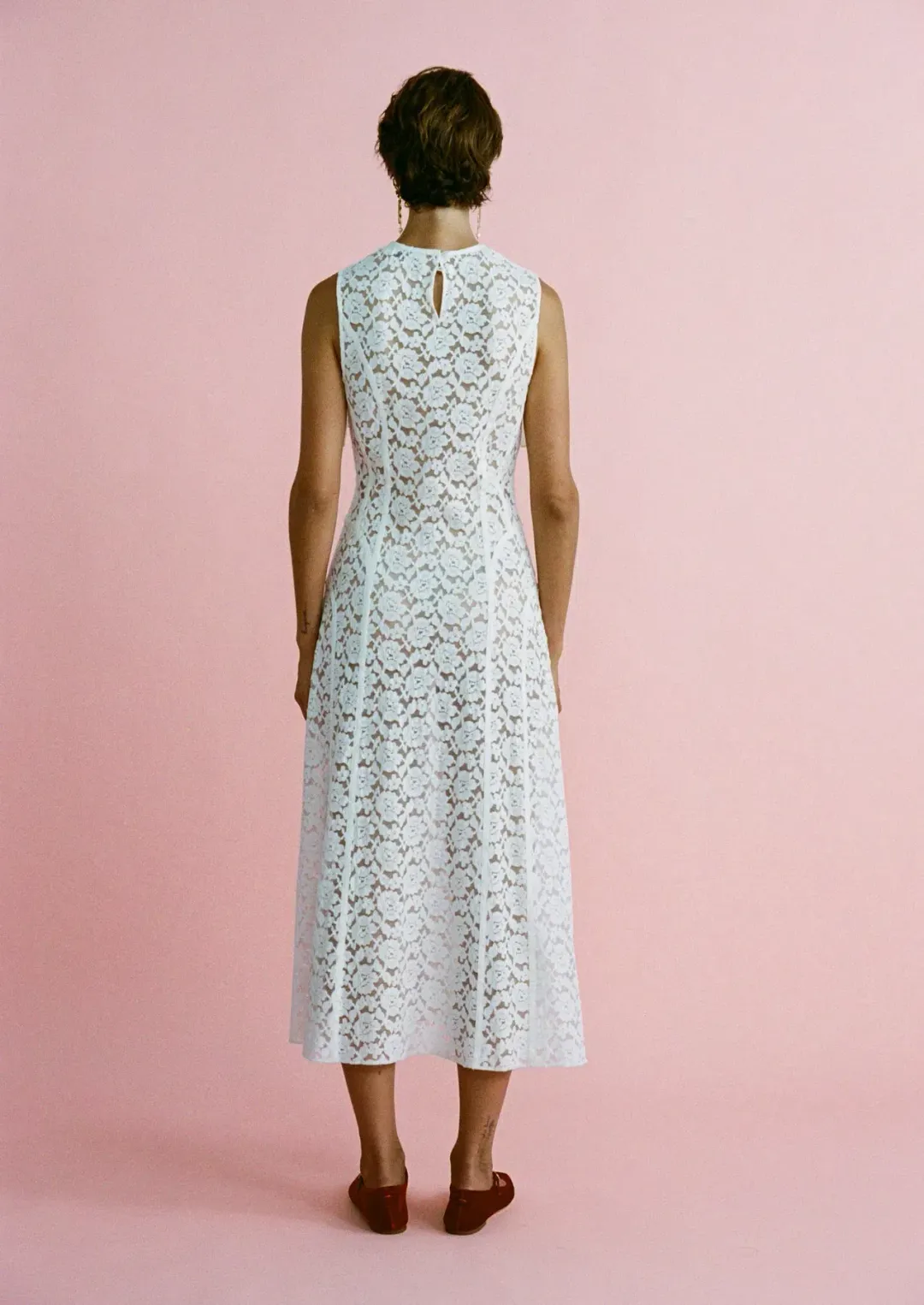 Lovaan Audrey Dress White Size 12 for rent on The Volte - main image