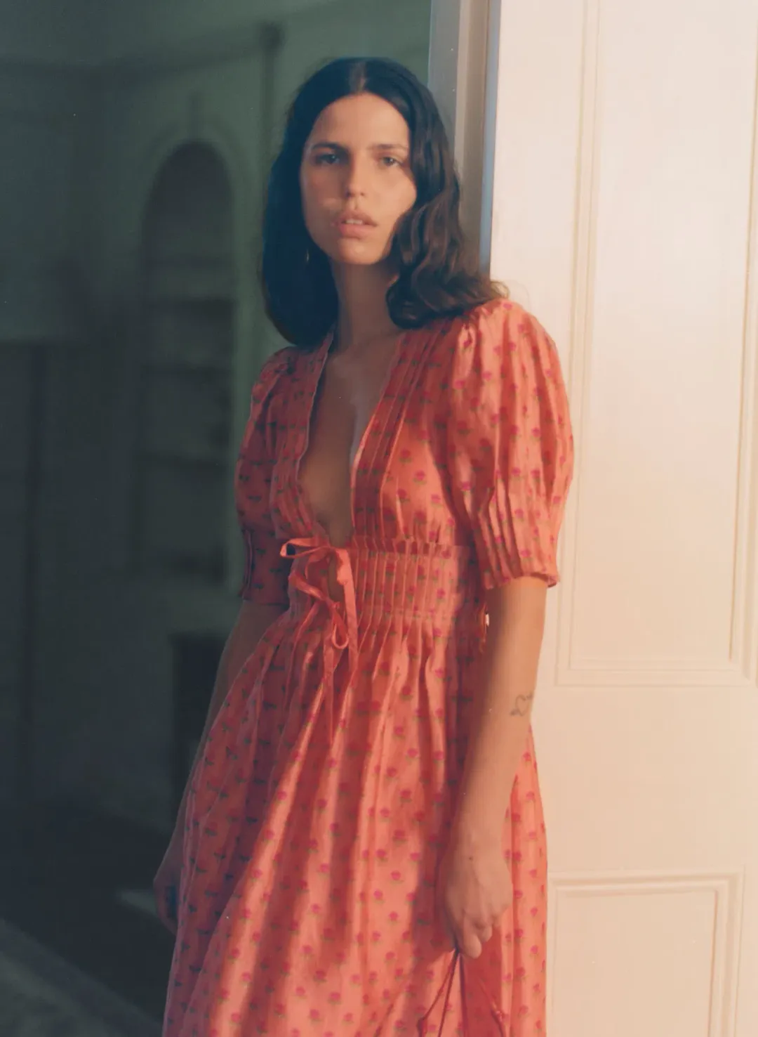 Lovaan Boehm Dress Tiny Rose Pink Size 10 for rent on The Volte - main image