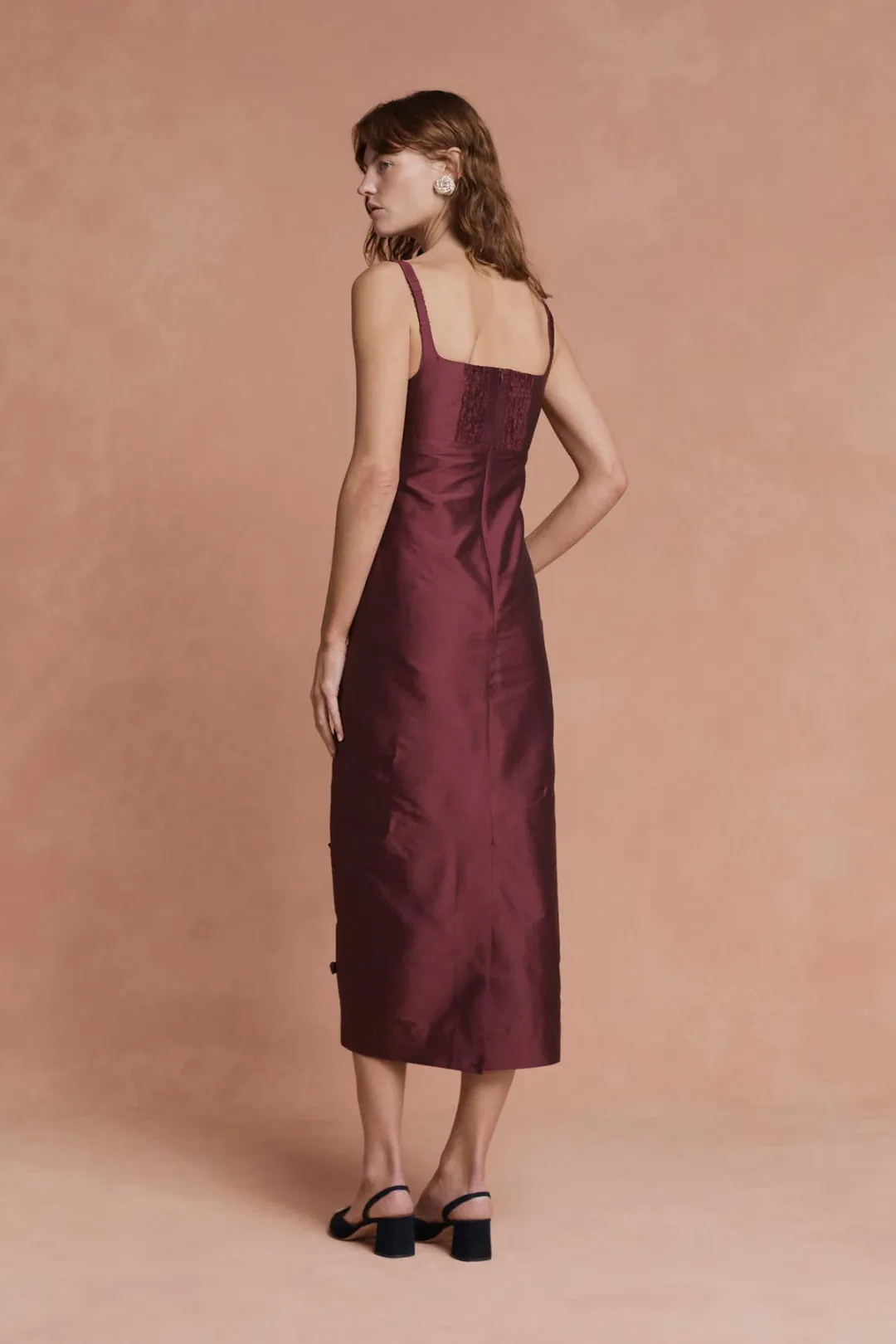 Lovaan Camilla Dress Plum Size 10 for rent on The Volte - main image