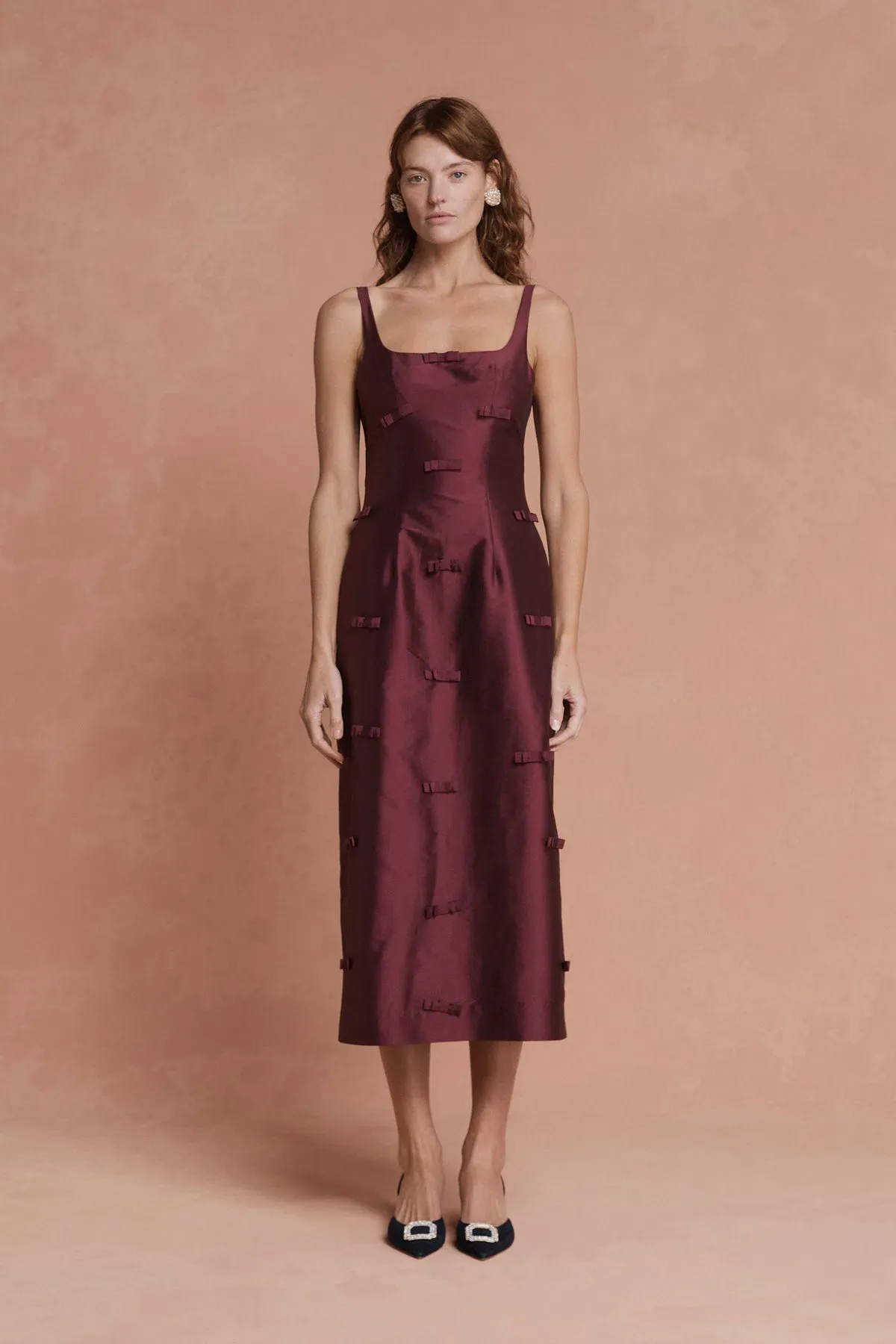 Lovaan Camilla Dress Plum Size 14 for rent on The Volte - main image