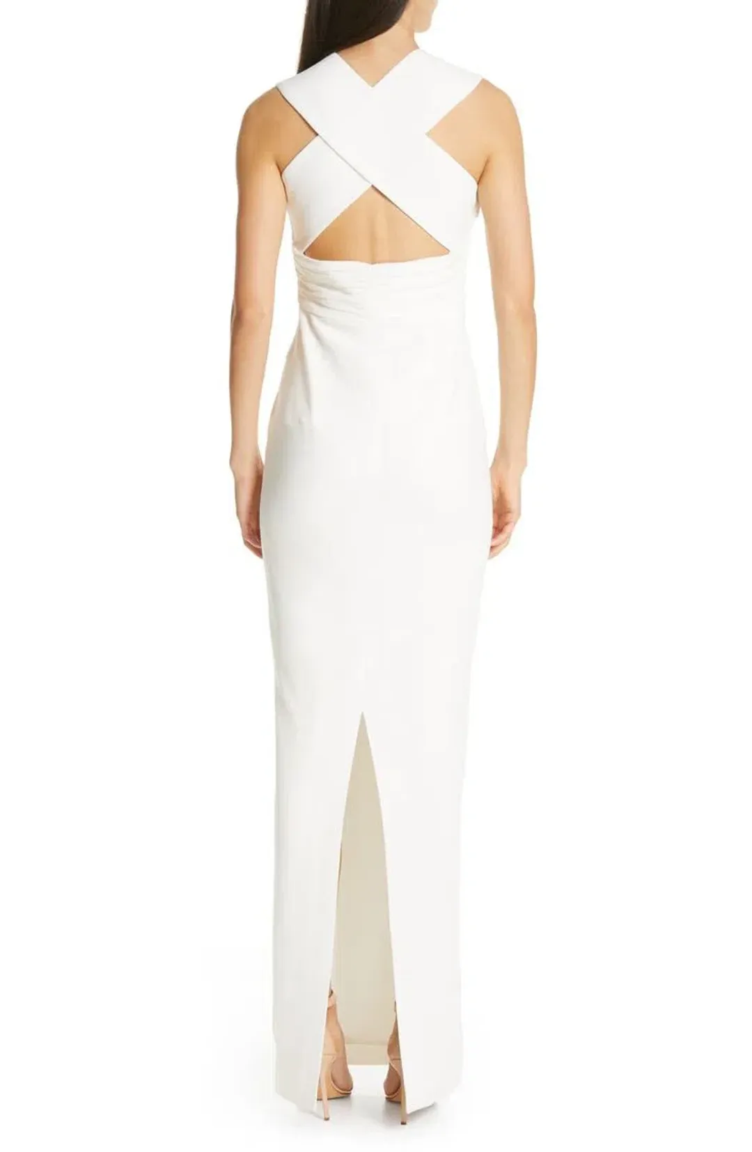 Rachel Gilbert Atlas Maxi Gown White Size 8 for rent on The Volte - main image