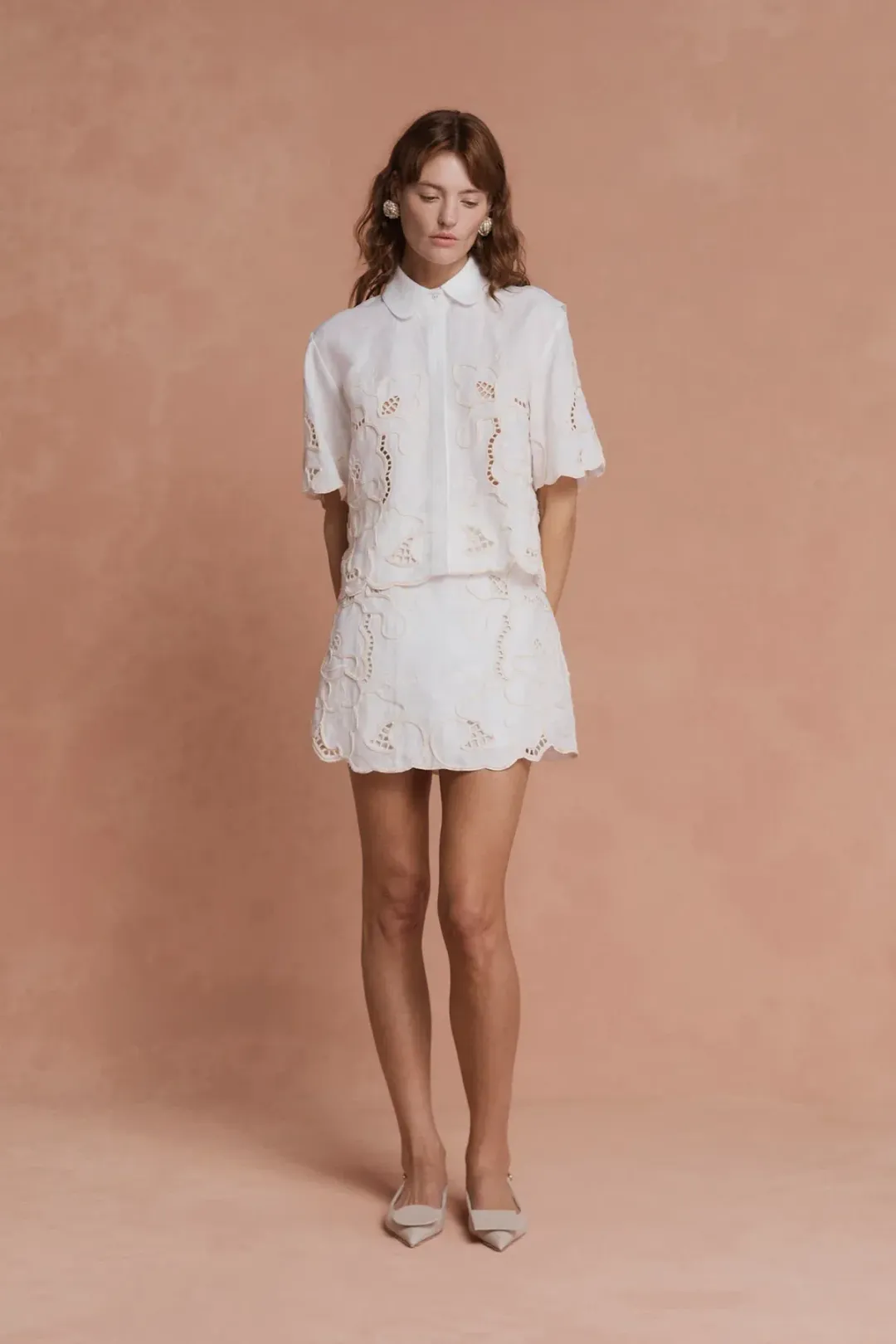 Lovaan Milicent Top White Size 14 for rent on The Volte - main image