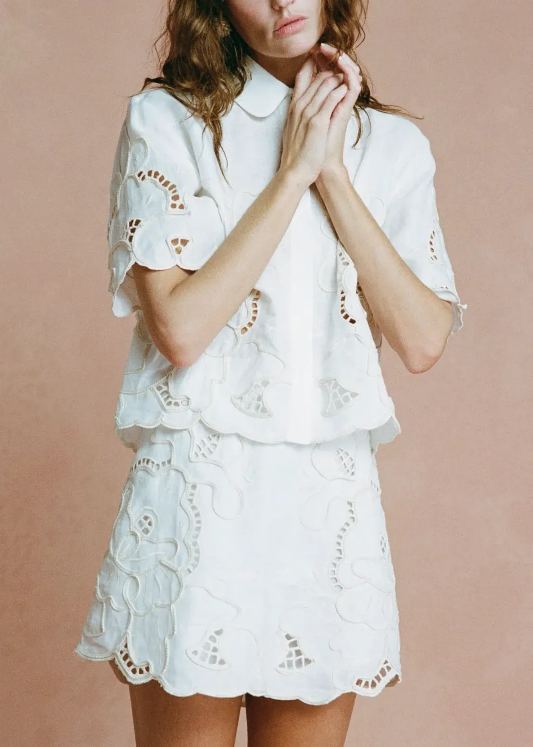 Lovaan Milicent Top White Size 14 for rent on The Volte - main image