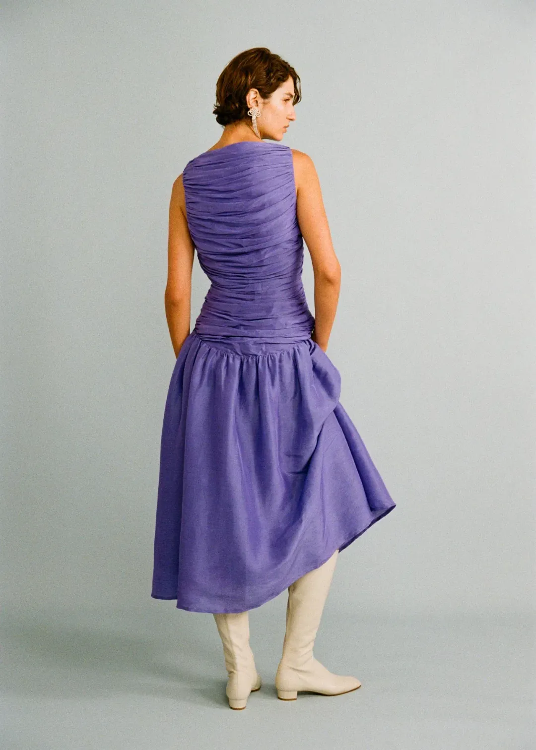 Lovaan Val Dress Iris Size 12 for rent on The Volte - main image