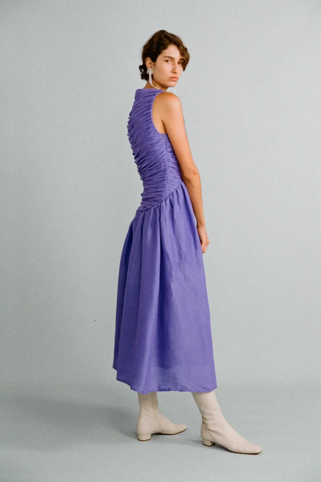 Lovaan Val Dress Iris Size 14 for rent on The Volte - main image