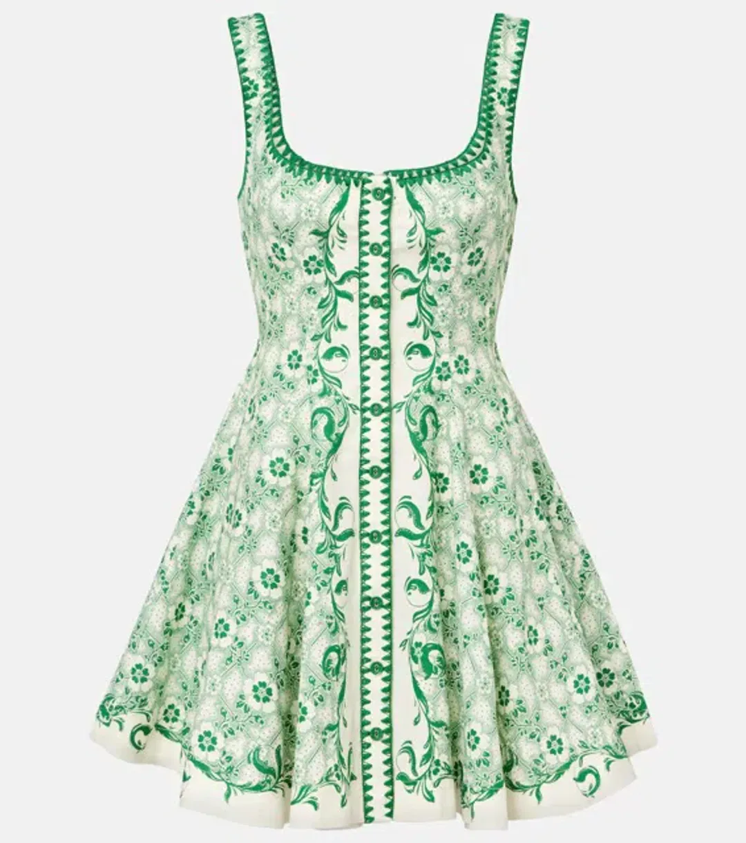 ALEMAIS Airlie Mini Dress Exclusive Olive Size 8 AU for rent on The Volte - main image