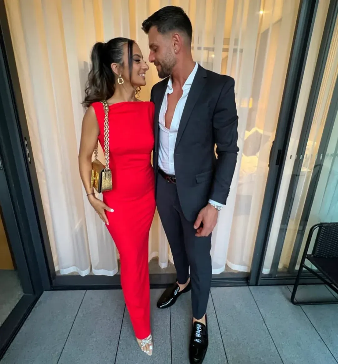 Effie Kats Verona Gown Red for rent on The Volte - main image