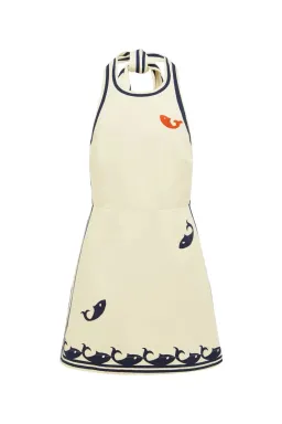 ALEMAIS Marine Mini Dress Cream 10 AU for rent on The Volte - image 14