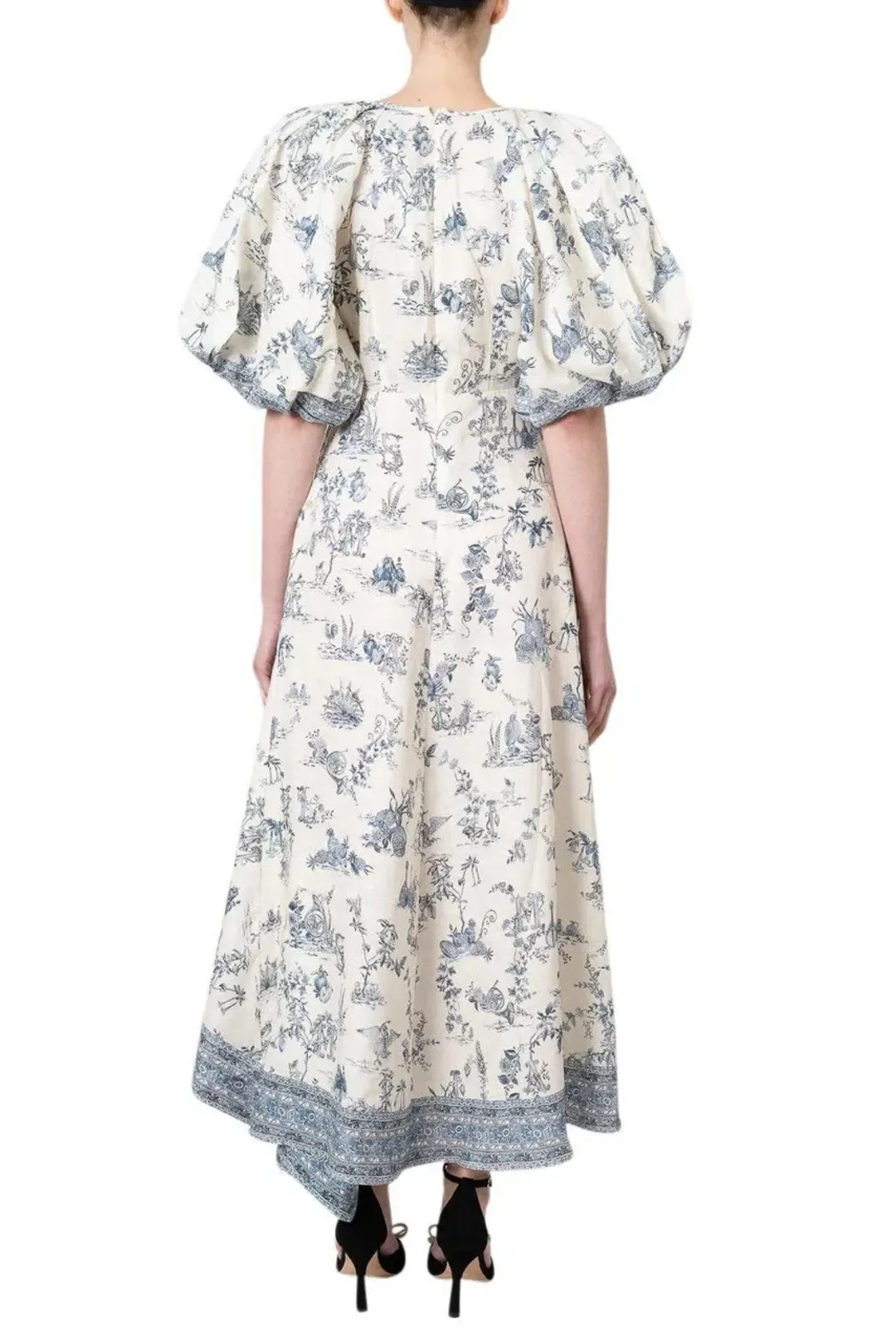 ALEMAIS Casa Midi Dress Print 8 AU for rent on The Volte - main image