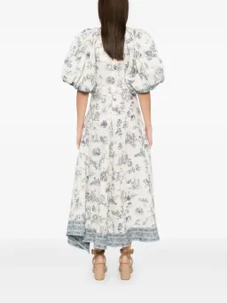 ALEMAIS Casa Midi Dress Print 8 AU for rent on The Volte - image 9