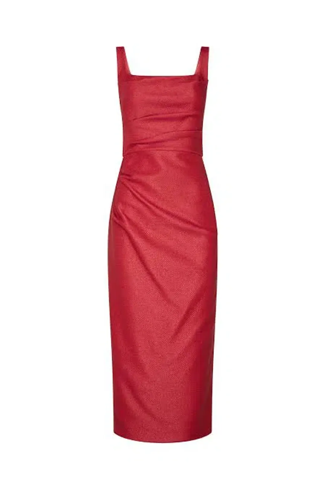 Manning Cartell Love Blossoms Raffia Midi Dress In Red Size 10 for rent on The Volte - main image