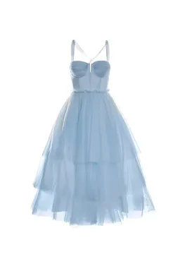 Alamour Jolie Corset Dress in Baby Blue Size S for rent on The Volte - image 9