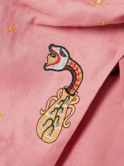 ALEMAIS Timmy Embroidered Shirt & Sarong Skirt Pink Size 10 AU for rent on The Volte - image 22