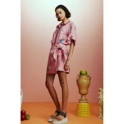 ALEMAIS Timmy Embroidered Shirt & Sarong Skirt Pink Size 10 AU for rent on The Volte - image 17