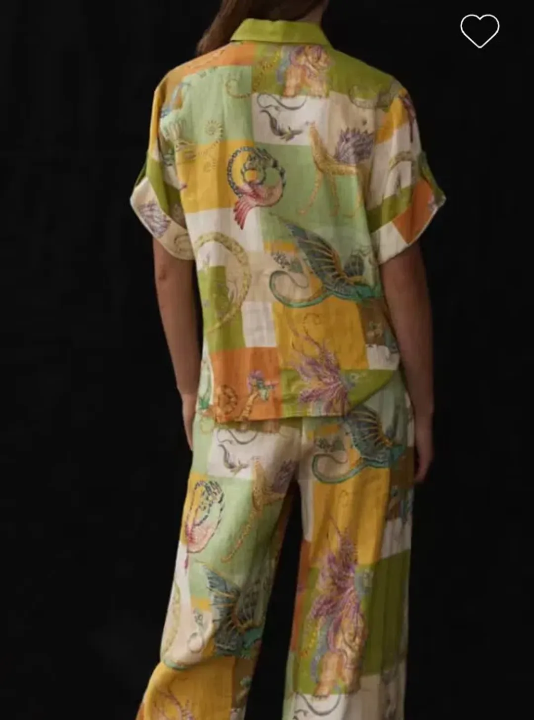 Alemais Jerome Shirt and Pants Set Multicolour Print Suit Size 8 for rent on The Volte - main image