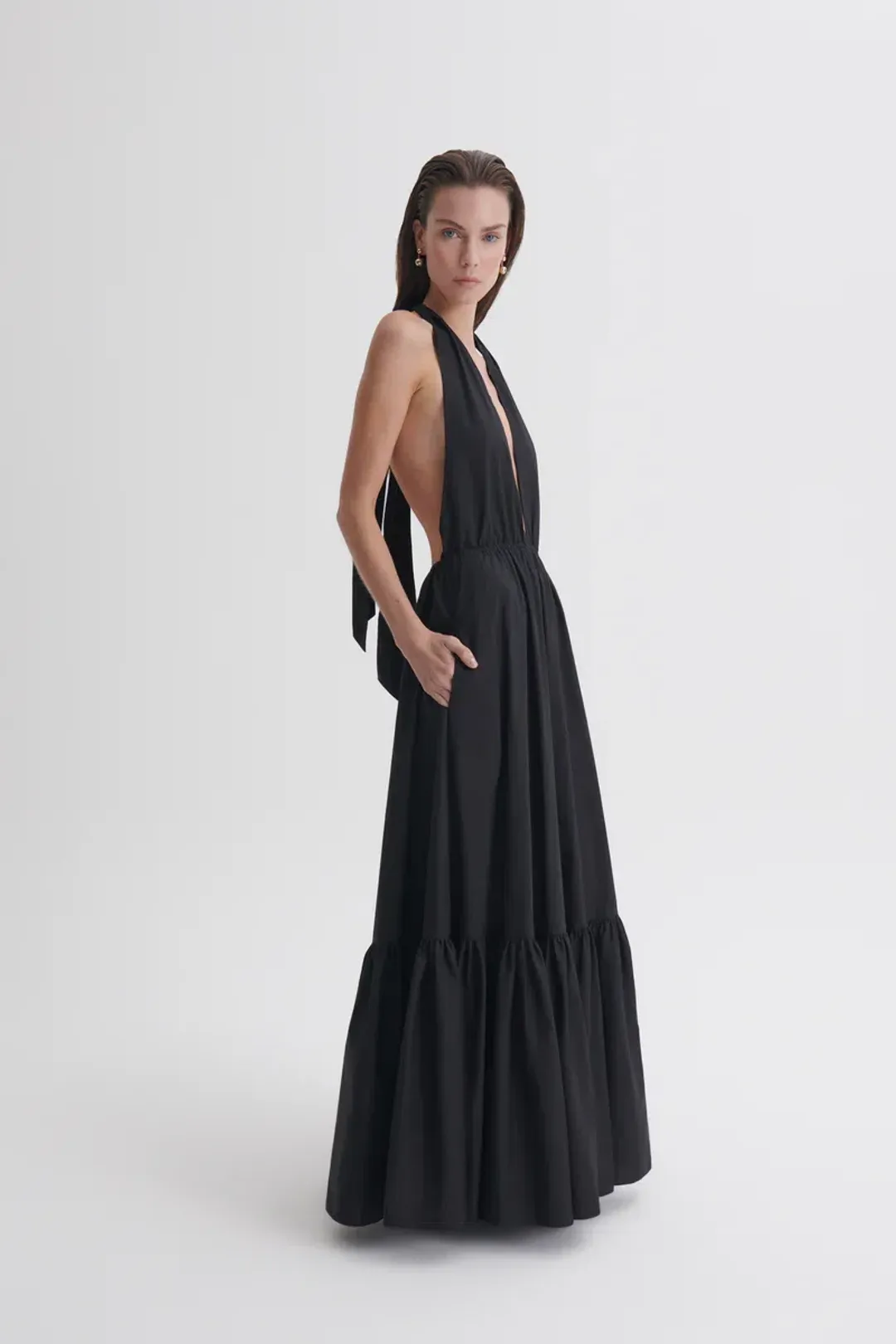 Scanlan Theodore Parachute Cotton Halter Dress Size 10  for rent on The Volte - main image