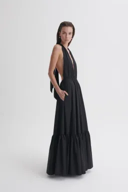 Scanlan Theodore Parachute Cotton Halter Dress Size 10  for rent on The Volte - image 3