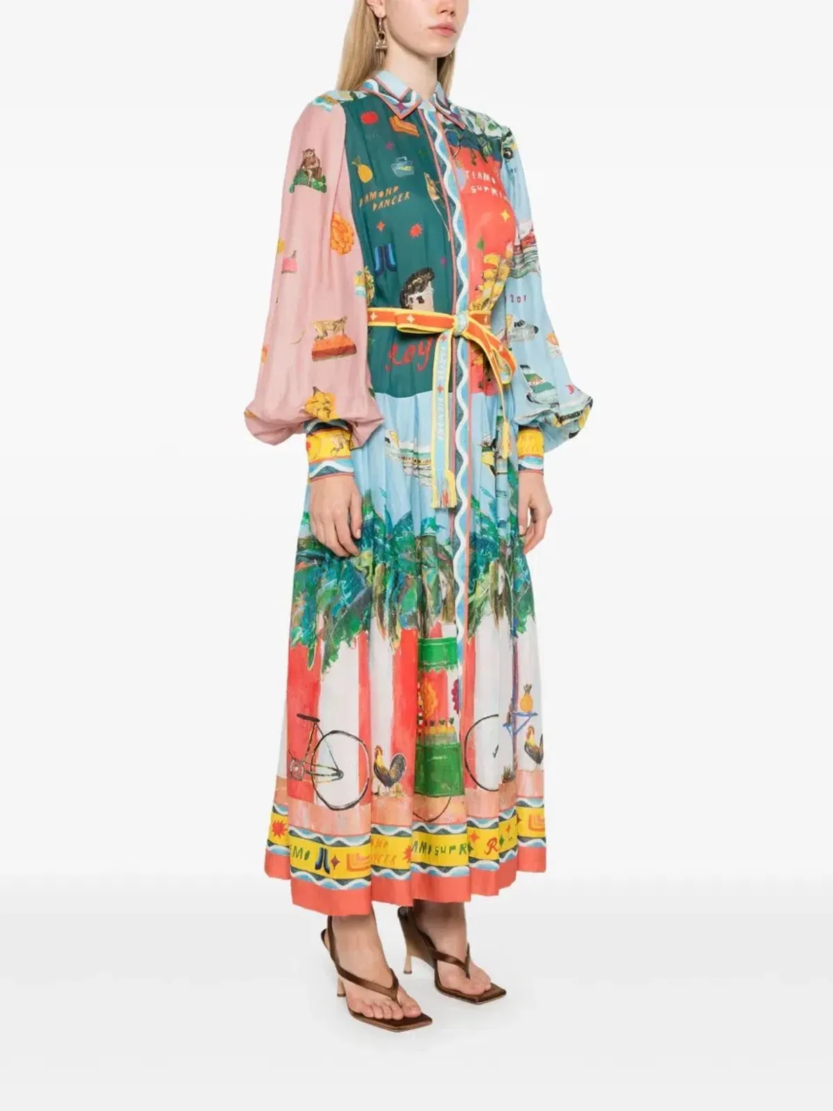 ALEMAIS All Aboard Shirtdress Size 6 AU for rent on The Volte - main image