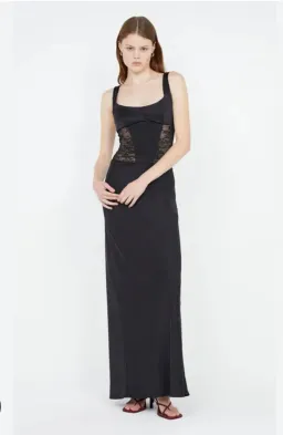 Bec & Bridge Olimpia Corset dress - maxi black size 10 for rent on The Volte - image 1