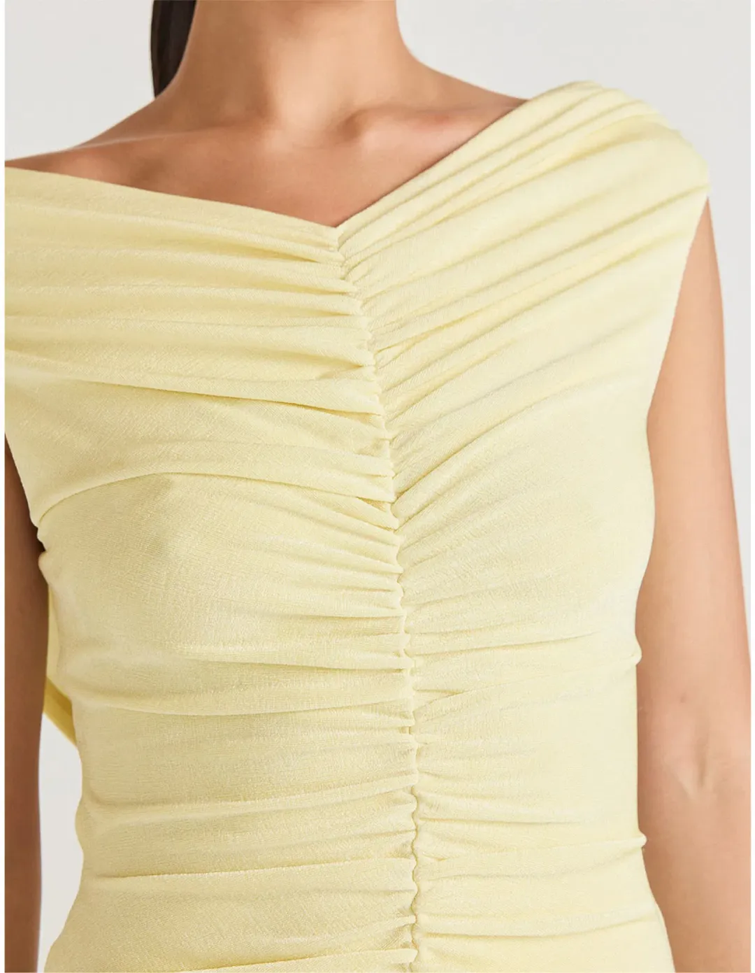 Tojha Marjori Dress in Lemonade Size 8/S for rent on The Volte - main image