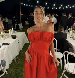 Elliatt Laurel Gown Red Size 10 for rent on The Volte - image 2