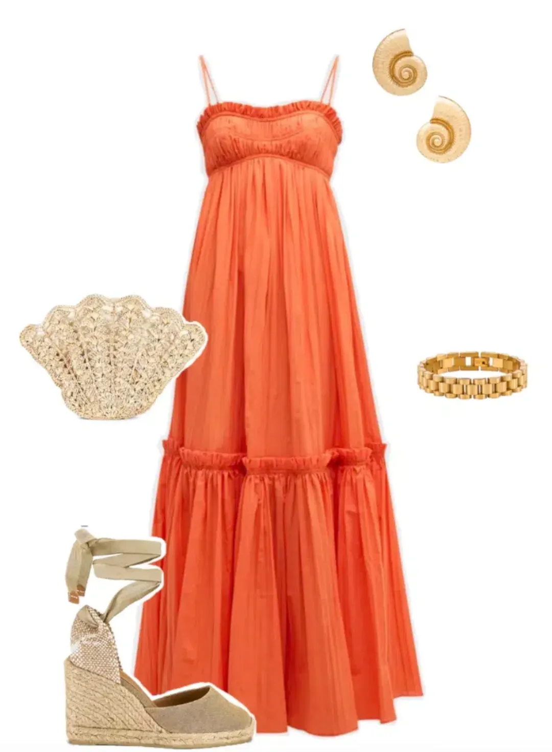 ACLER Dartnell Tiered Maxi Size 6 for rent on The Volte - main image