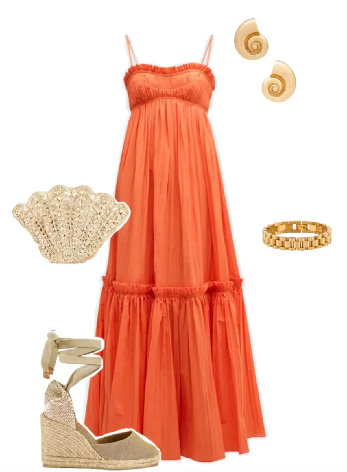 ACLER Dartnell Tiered Maxi Size 6 for rent on The Volte - main image