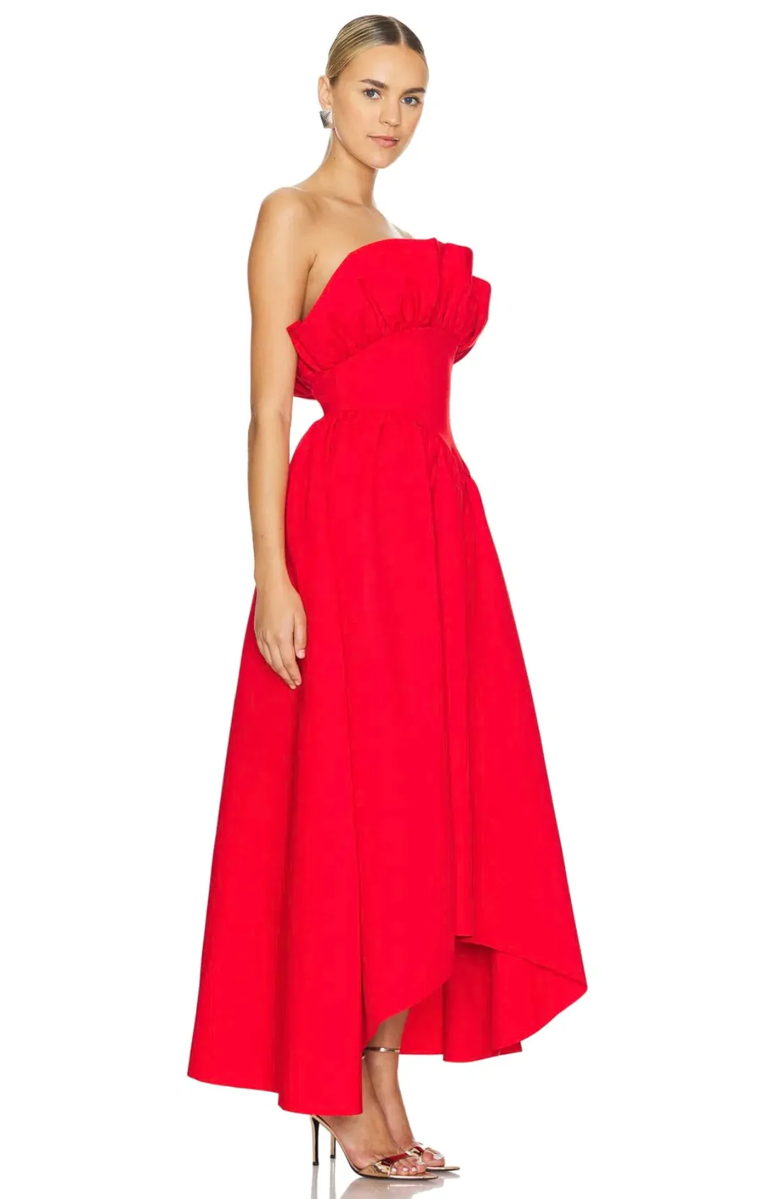 Elliatt Laurel Sleeveless Maxi Dress in Red M / AU 10 for rent on The Volte - main image