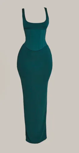 Mars The Label Sandra Scoop Maxi Teal Size 8 for rent on The Volte - image 2