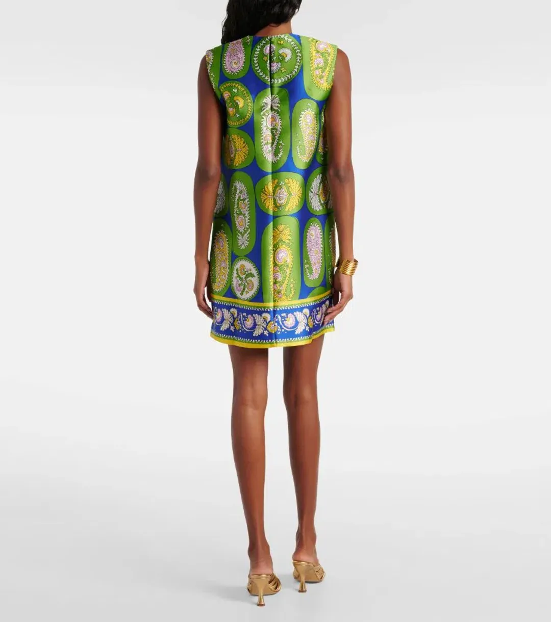 Alémais Gina Mini Dress Print Size 6 for rent on The Volte - main image