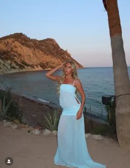 Ance Gria Romeo Gown Aqua Blue size XS 6 AU for rent on The Volte - image 9