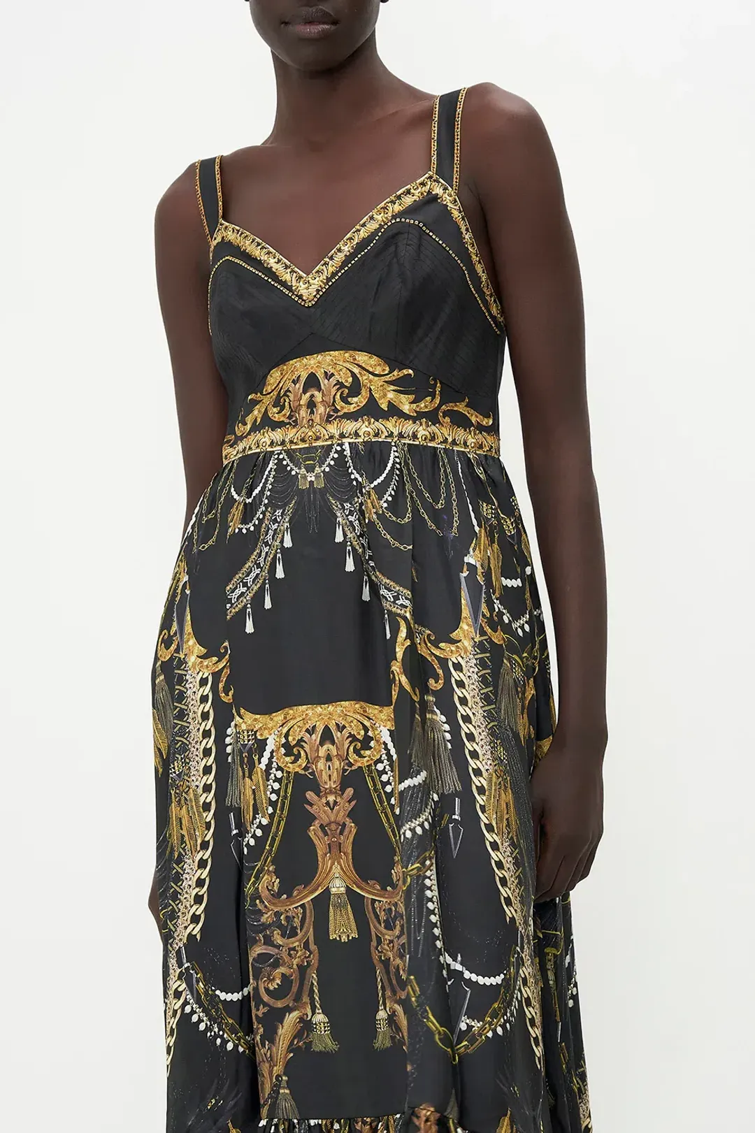 Camilla Dress With Fitted Bodice Ravin Raven size XXL for rent on The Volte - main image
