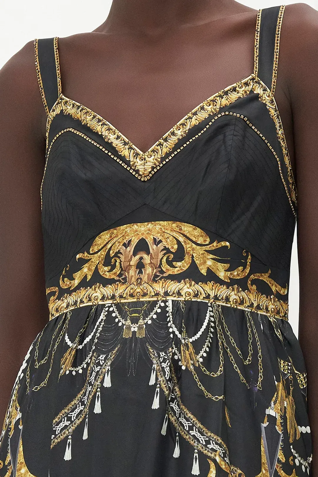 Camilla Dress With Fitted Bodice Ravin Raven size XXL for rent on The Volte - main image