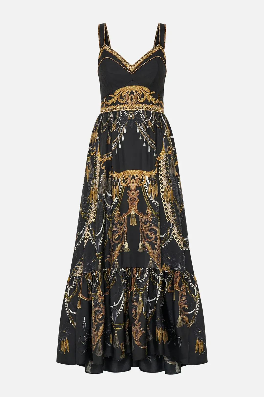 Camilla Dress With Fitted Bodice Ravin Raven size XXL for rent on The Volte - main image
