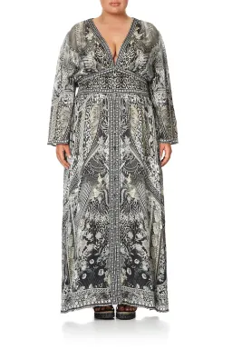Camilla Kimono Sleeve Dress With Shirring Detail One Tribe size 3XL for rent on The Volte - image 3