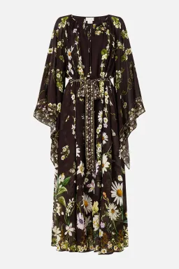 Camilla Long Dress With Handkerchief Sleeve Dish It, Daisy OS for rent on The Volte - image 3