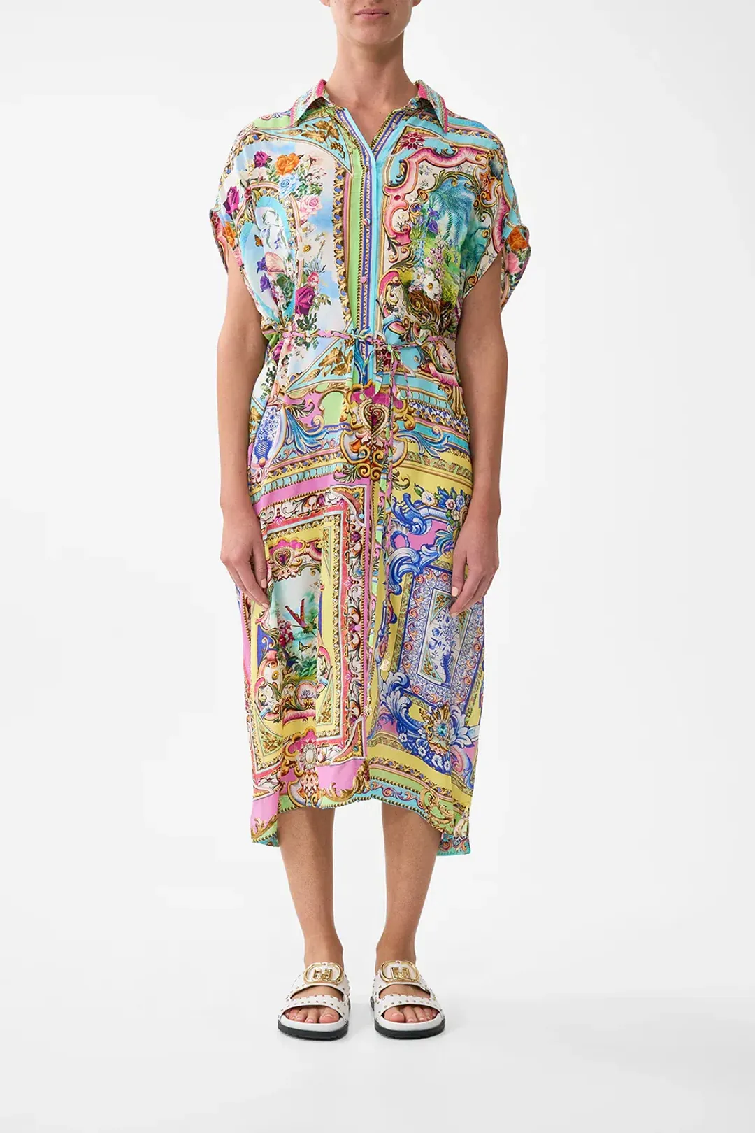 Camilla Sleeveless Shirtdress Spirit Of Santa Maria size XL/XXL for rent on The Volte - main image