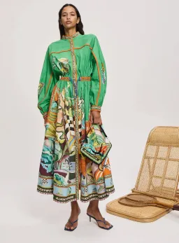 Alemais  LUCKY PACE SHIRTDRESS - 16 AU/UK (12 US) for rent on The Volte - image 1