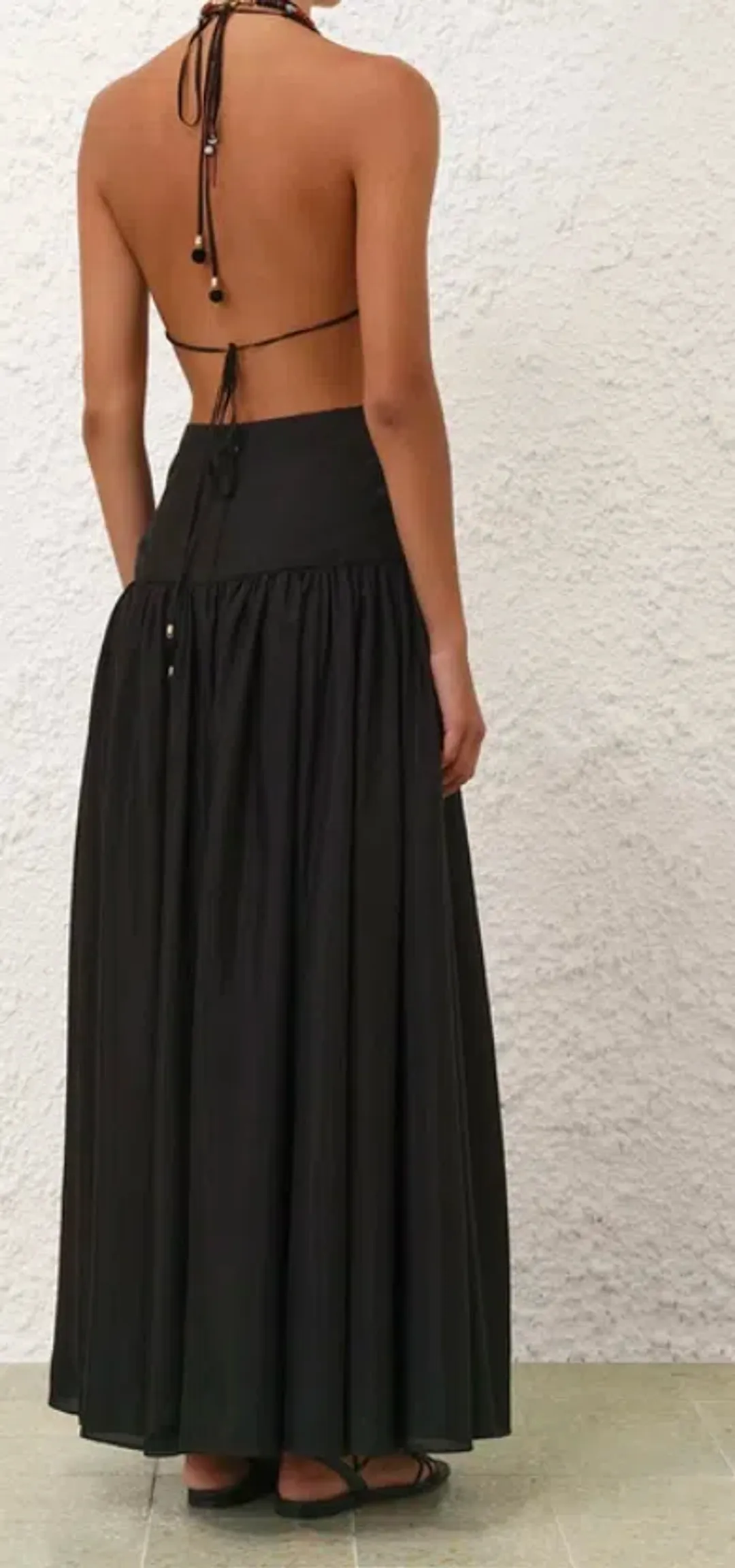 Rhiannon Plunge Halter Maxi ZIMMERMANN for rent on The Volte - main image