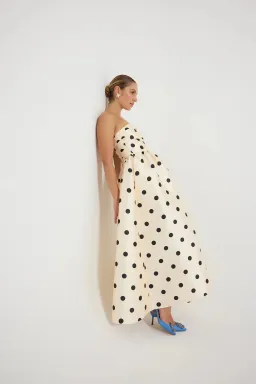 Pasduchas  Dottie Strapless Midi Dress Size 12 for rent on The Volte - image 4