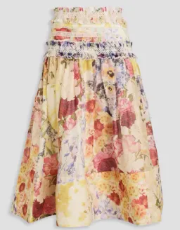 Zimmerman Floral Wonderland Midi Skirt - Size 10 for rent on The Volte - image 3