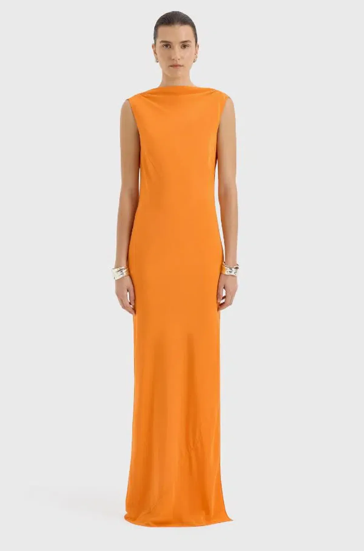 Sir Isla Cowl Back Gown Size 8 for rent on The Volte - main image