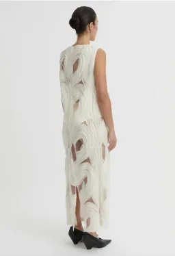 Blanca Delmare Maxi Dress in Ivory Size Large for rent on The Volte - image 3