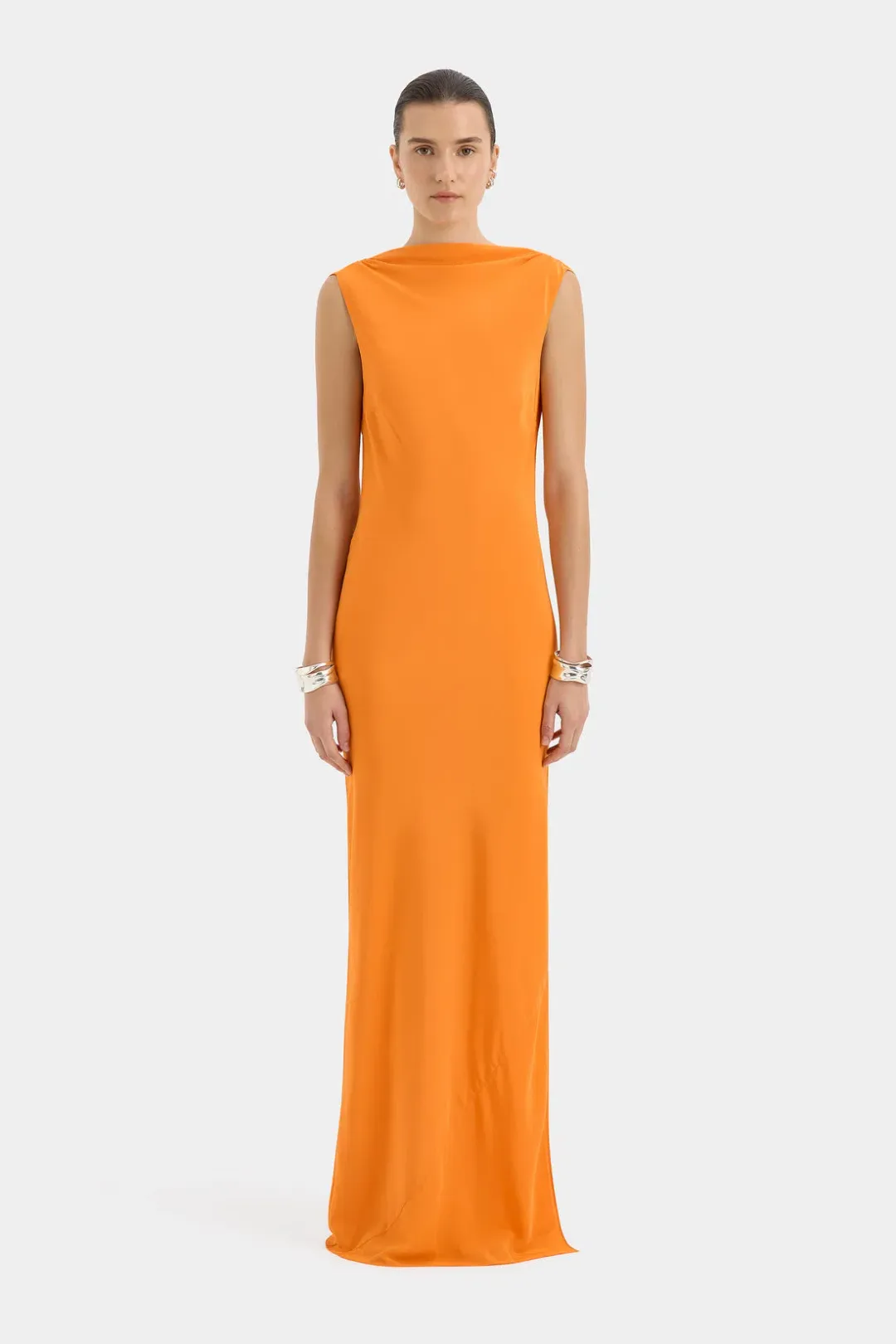 Sir Isla Cowl Back Gown- 3 for rent on The Volte - main image